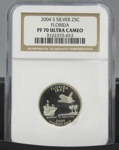 2004 S Florida Silver NGC PF 70 UCAM - Picture 1 of 2