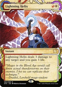 Magic The Gathering MTG LIGHTNING HELIX ETCHED FOIL Mystical Archive NM - Picture 1 of 1