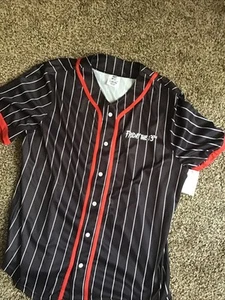 Friday The 13 Jason Mask Baseball Jersey Size Large NWT - Picture 1 of 6