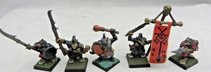 Warhammer Fantasy SKAVEN STORMVERMIN Command Metal GW Citadel OOP army lot - Imagen 1 de 3