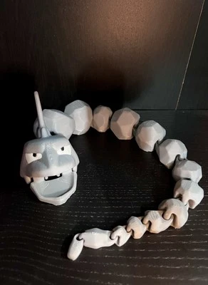 Pokemon Onix Articulated With Base - Image 1 of 4