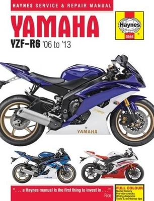 Yamaha YZF-R6 2006-2013 Haynes Manual de reparación - Manual de servicio de taller y hágalo usted mismo Foto 1 de 3