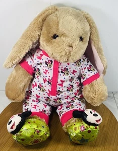 Lote Paquete Build a Bear Pawlette Bunny, zapatos PJ Minnie, ropa usada en excelente estado - Imagen 1 de 4