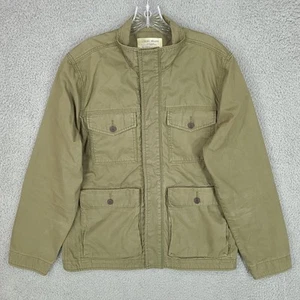 Lucky Brand Chaqueta Mujer Verde Medio A Presión Utilidad Bolsillos Carga Manga Larga - Imagen 1 de 12