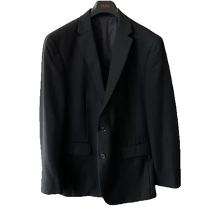 Bar III Black Slim Fit 2 Button Blazer 44R Macy's Modern Sport Coat - Picture 1 of 10