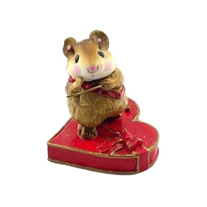 Wee Forrest Folk Original Vintage Figur Miniatur Amor Maus im Ruhestand  - Bild 1 von 7