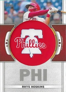 2023 Topps Series 1 - Team Logo Commemorative Patches Rhys Hoskins #TLP-RH - Picture 1 of 2
