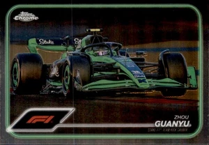 2024 Topps Chrome Formula 1 - F1 Cars Zhou Guanyu #86 - Picture 1 of 2