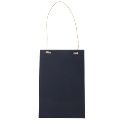 Hanging Wood Chalkboard Vintage Frameless Rustic Decorative Sign  - Image 1 of 4