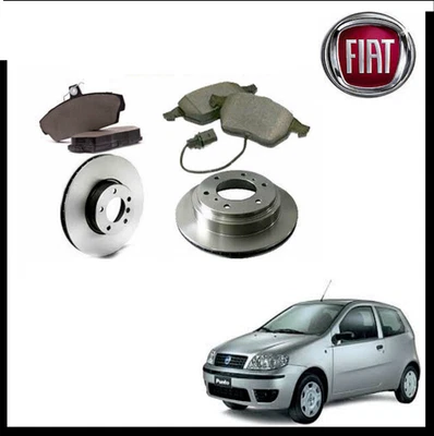 Kit Dischi freno e pastiglie Fiat punto 188 1.3 Multijet JTD 16v anteriori - Image 1 of 4