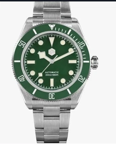 San Martin SN0008-G-C Retro Luxury Men's Watch 40mm NH35 Automatic 200M Diver - Picture 1 of 11