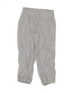 THE NORTH FACE Womens Capri Trousers UK 10 Small W28 L21 Grey Nylon ZQ08 - Picture 1 of 3