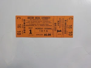 MUHAMMAD ALI vs George Chuvalo Boxing Ticket 1972 Cassius Clay Full Fight Vintage - Bild 1 von 1
