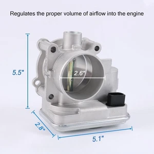 04891735AC Throttle Body For Chrysler 200 Jeep Compass Dodge Caliber 2.4L 2.0L * - Picture 1 of 12