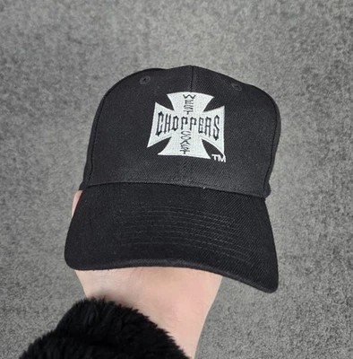 Vintage West Coast Choppers Hat Snapback Trucker Hat Embroidered Cross Logo Y2K - Image 1 of 4