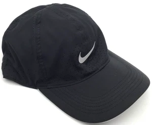 Nike federleichte Laufmütze schwarz Riemen hinten leicht Dri-Fit - Bild 1 von 6
