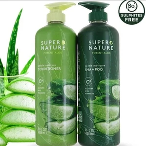 Super Nature Potent Aloe sanfte Feuchtigkeit Shampoo & Conditioner Set 2/30 flüssige Unzen - Bild 1 von 1