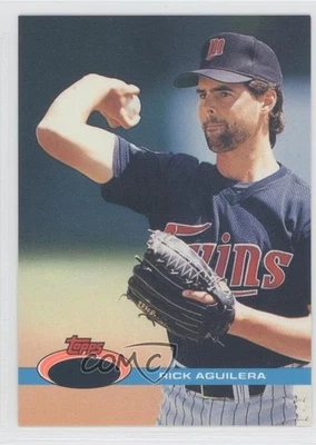 1991 Topps Stadium Club Missing Foil Rick Aguilera #76 - Image 1 of 2