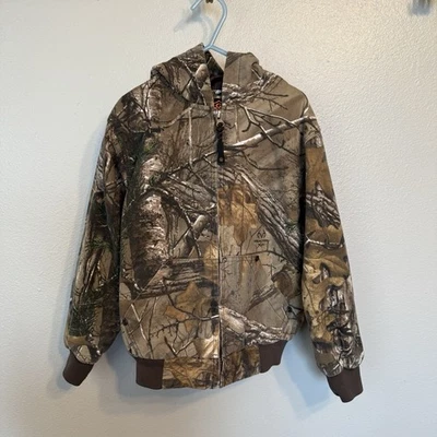 Game Winner Hunting Jacket Size Youth XS Camo Camouflage Waterproof Jacket Zip - Image 1 of 4
