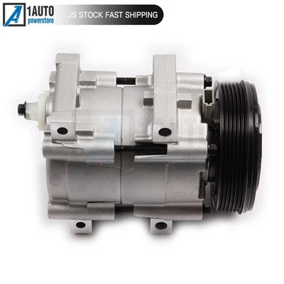 A/C AC Compressor With Clutch For 1990-1998 Ford Windstar E-150 Econoline F-150 — 第 1/4 张图片