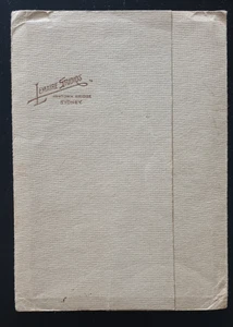 Antique 1910s Lemaire Studios Newtown Bridge Sydney photo folder - Picture 1 of 3