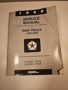 1999 RAM TRUCK SERVICE MANUAL 1500-3500 2-4 WHEEL DRIVE - OE BR/BE - Picture 1 of 19