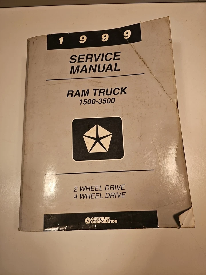 Camión RAM 1999 manual de servicio 1500-3500 tracción en 2-4 ruedas - OE BR/BE Foto 1 de 4