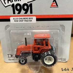 ERTL Allis Chalmers 8010 Row Crop Tractor 1991 Farm Show Ed 1/64 NIP - Picture 1 of 3