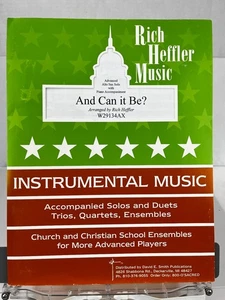 Rich Heffler Sheet Music Advanced Alto Saxophone Piano Solo And Can It Be - Picture 1 of 4