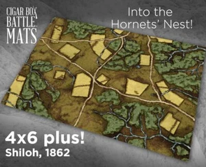 Cigar Box Battlemat: Shiloh - The Hornets Nest 4x6 Battle Mat - Bild 1 von 1