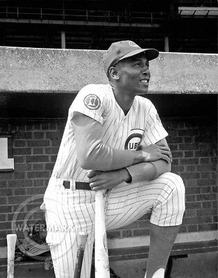 ERNIE BANKS 11x14 Photo CHICAGO CUBS Baseball Hall of Famer Picture (E1) - Image 1 of 4