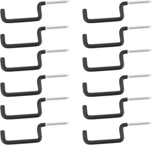 10X Archery Bow Hook Real Tree Stand Bow Hangers Bow Gear Holder Accessory Black - Picture 1 of 8