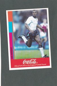 IAN WRIGHT ARSENAL MERLIN COCA-COLA INTERNATIONAL FOOTBALLERS 1992