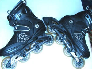 K2 EXO 5.0 Größe 42,5 Skater Inlineskates schwarz TOP Zustand siehe Bilder - Bild 1 von 8