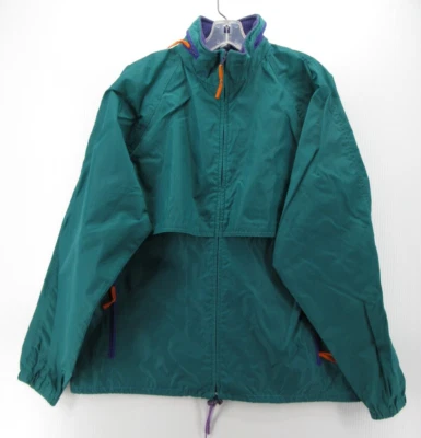 VINTAGE Woolrich Jacket Men XL Green Windbreaker Coat Vented Packable 90s - Image 1 of 4