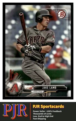2017 Bowman #71 Jake Lamb Arizona Diamondbacks - Image 1 of 2