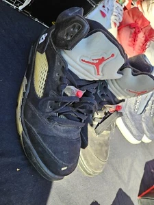 Size 10.5 - Air Jordan 5 Retro TD Black Metallic - Picture 1 of 5