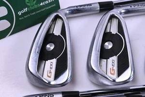 Ping G400 Irons / 5-PW+SW / Black Dot / Regular Flex Ping AWT 2.0 Shafts - Picture 1 of 7