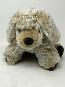 Peluche de colección Russ Berrie Homero cachorro perro 14" gris tostado peluche #876 Corea - Imagen 1 de 12