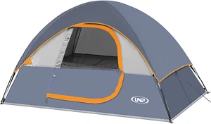 Camping Tent 2 Person, Waterproof Windproof Tent with Rainfly Easy Set Up-Portab - Picture 1 of 7