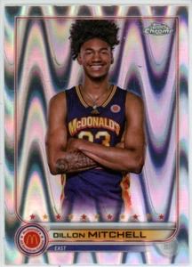 2022 Topps Chrome McDonald's All American RayWave Refractor Dillon Mitchell #53 - Picture 1 of 1