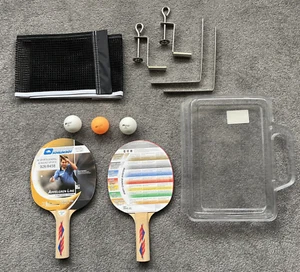 Donic Schildkrot Table Tennis Bats & Net Set & Balls ~ Appelgren 100 Brand New - Picture 1 of 7