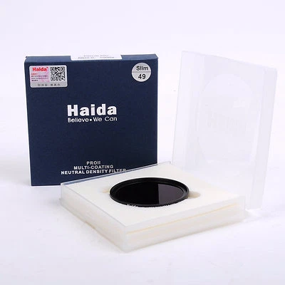Haida 49mm Slim PRO II MC ND3.0 1000x (10 Stops) Neutral Density Filter ND1000 - Image 1 of 4