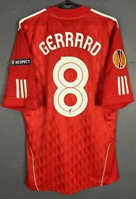 CAMISETA DE FUTBOL HOMBRE FC Liverpool 2010/2011 Gerrard #8 UEFA TALLA M Foto 1 de 4