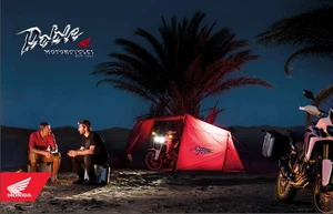 Brand New Genuine Honda Merchandise CRF1000 Africa Twin AfricaTwin 2 Berth Tent - Picture 1 of 8