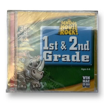 School House Rock 1st & 2nd Grade CD-ROM New Sealed - Image 1 of 3