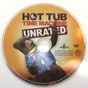 HOT TUB TIME MACHINE (DVD, 2010, Unrated) John Cusack, NO CASE, Read Descript - Picture 1 of 1