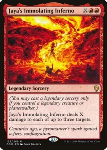 Jaya's Immolating Inferno 133 Rare Dominaria DOM MTG - Picture 1 of 1