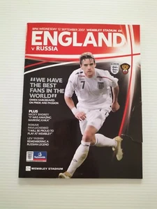 England vs Russia 12 September 2007 Official Football Program - Picture 1 of 2
