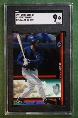 1994 SP Special FX #13 Tony Gwynn SGC 9 Red Die Cut - Image 1 of 2